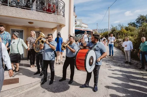 Trubači Podgorica na veselju